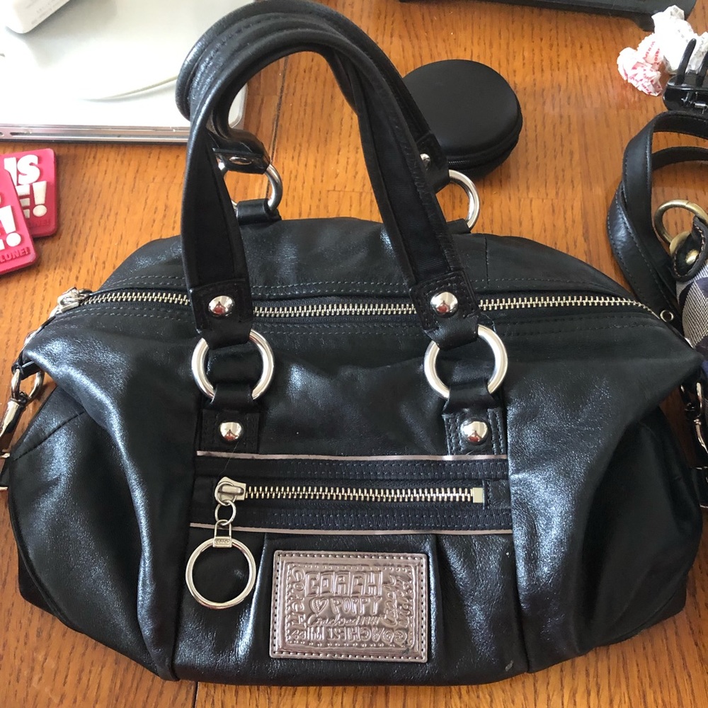 Coach Poppy black purse!!!